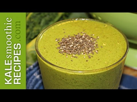 how-to-make-an-almond-cilantro-kale-smoothie