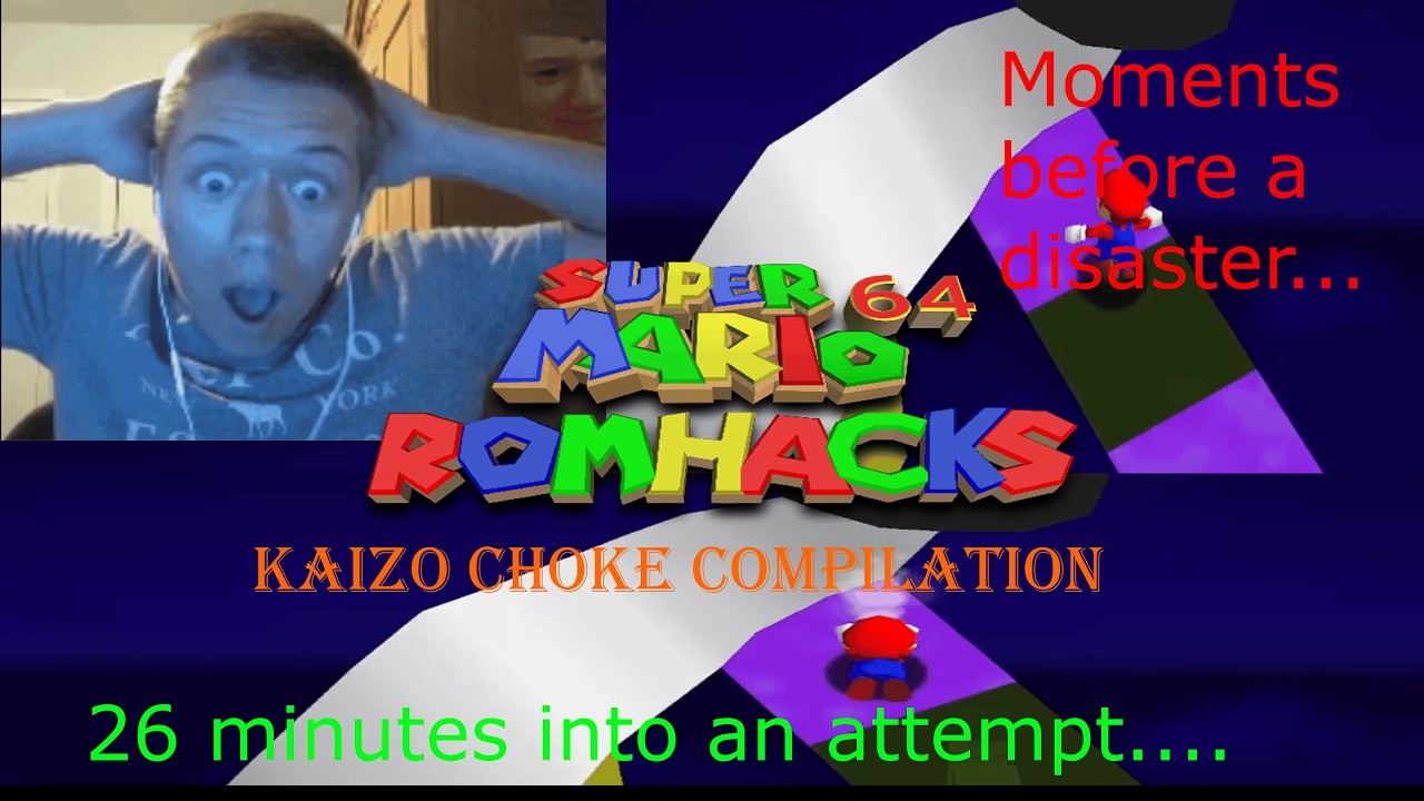 Sm64 kaizo romhacks choke compilation