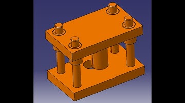 creating assembly design ( Press tool assembly ).