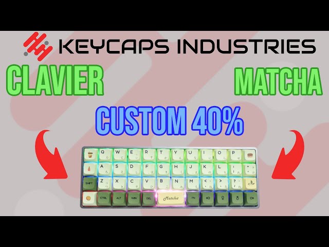 Clavier Custom 40% Matcha