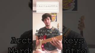 Arctic Monkeys - Mardy Bum intro guitar lesson