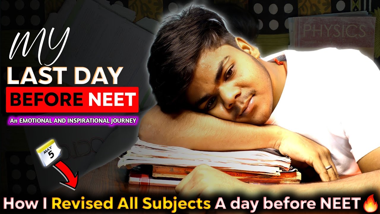 My Honest A day Before NEET Strategy |NEET MOTIVATION
