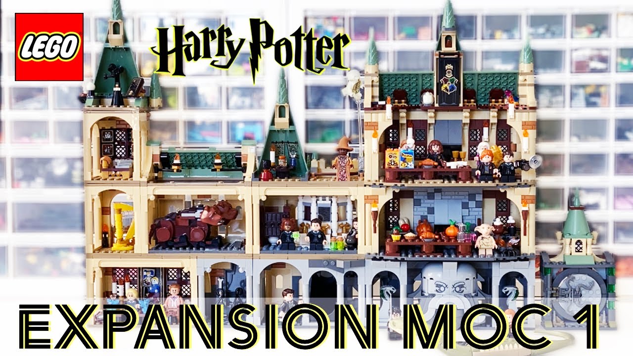 Huge Harry Potter Hogwarts Castle with Interiors From LEGO 