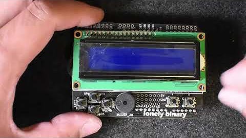 Lonely Binary DIY LCD 1602 Liquid Crystal Display Shield for Arduino UNO R3