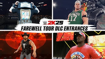 WWE 2K25 Farewell Tour Edition: All New DLC Entrances!