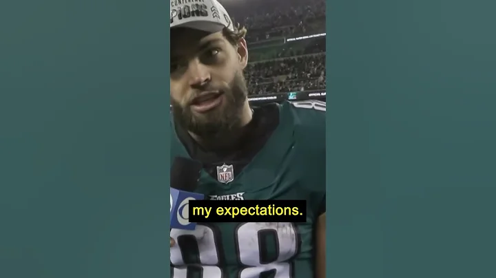 Dallas Goedert PRAISES HIS QUARTERBACK JALEN HURTS...