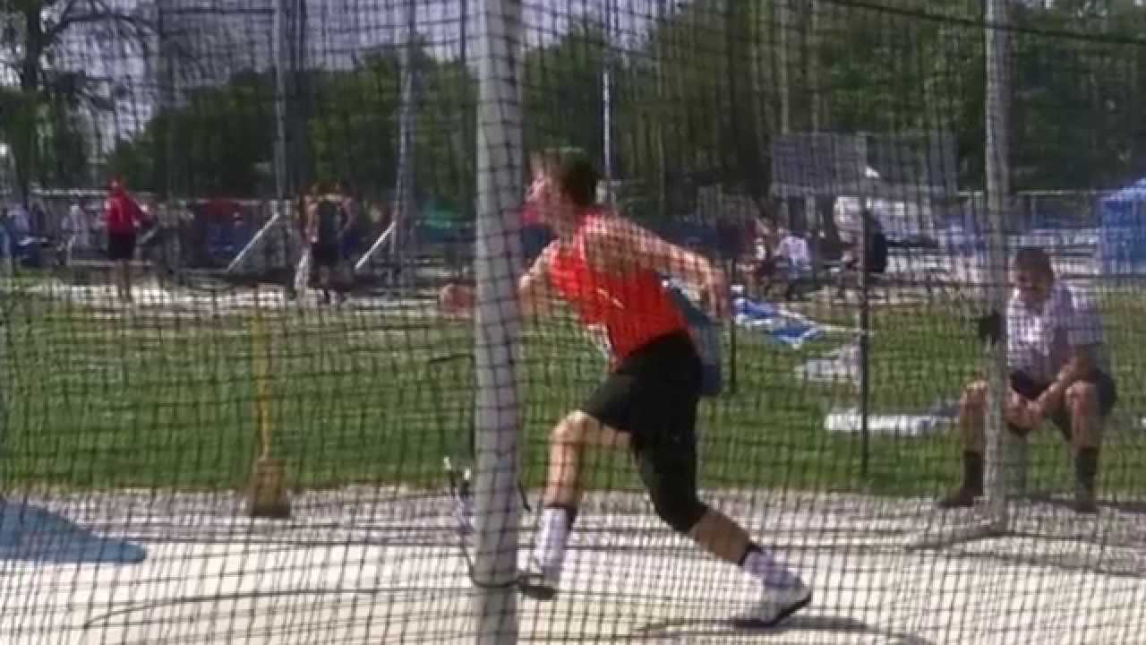 Jon Callaway Discus at IHSA Finals 2014