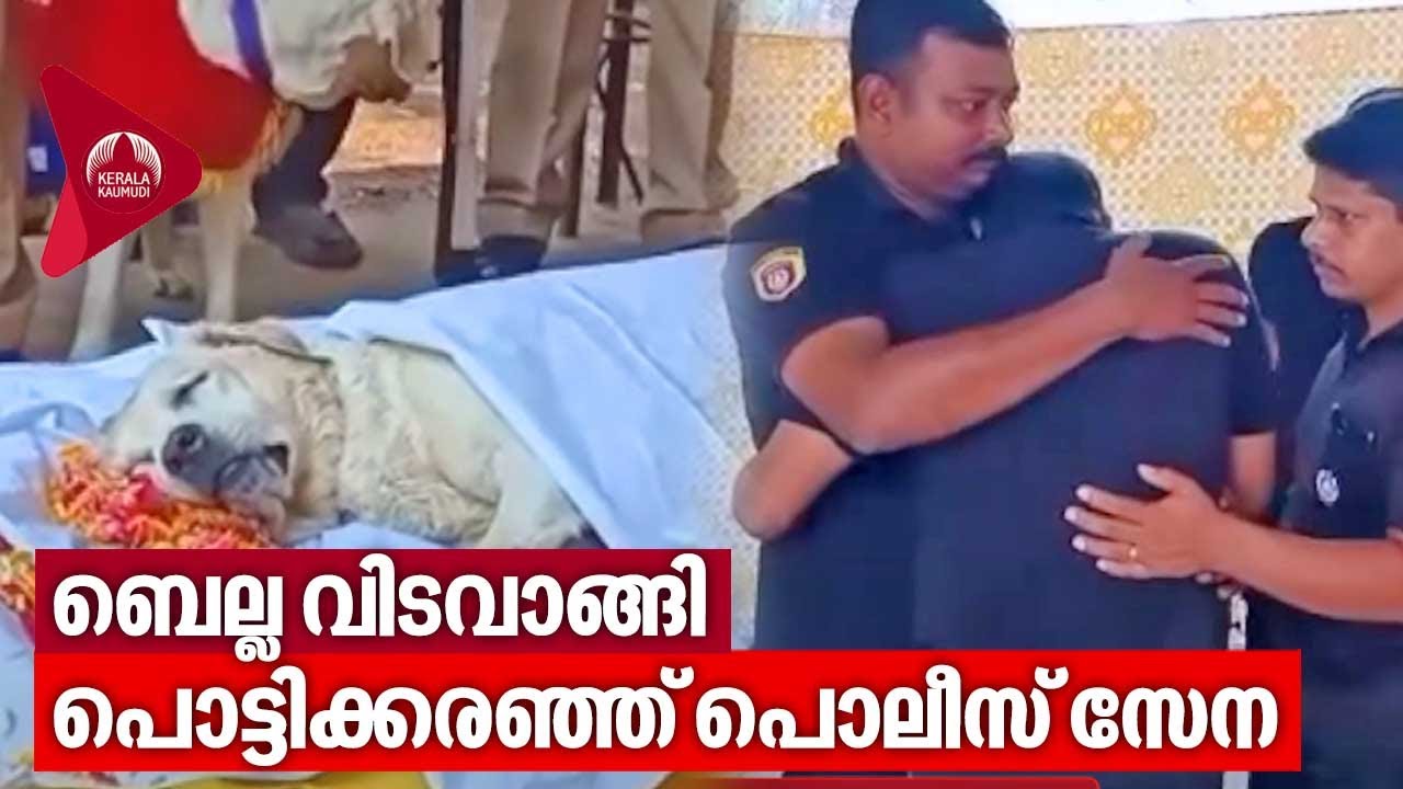 ബെല്ല വിടവാങ്ങി, പൊട്ടിക്കരഞ്ഞ് പോലീസ് സേന | Bella | Police Dog | K9 Squad