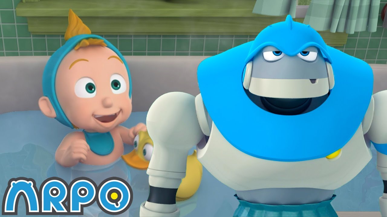 L'heure du bain | 🤖ARPO Le Robot🤖 | Dessins Animés Pour Enfants - YouTube