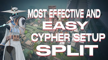 Most Effective and Easy Setups for Split with Cypher! Valorant Tutorial