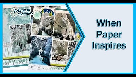 How Patterned Paper Inspired My Scrapbook Layout