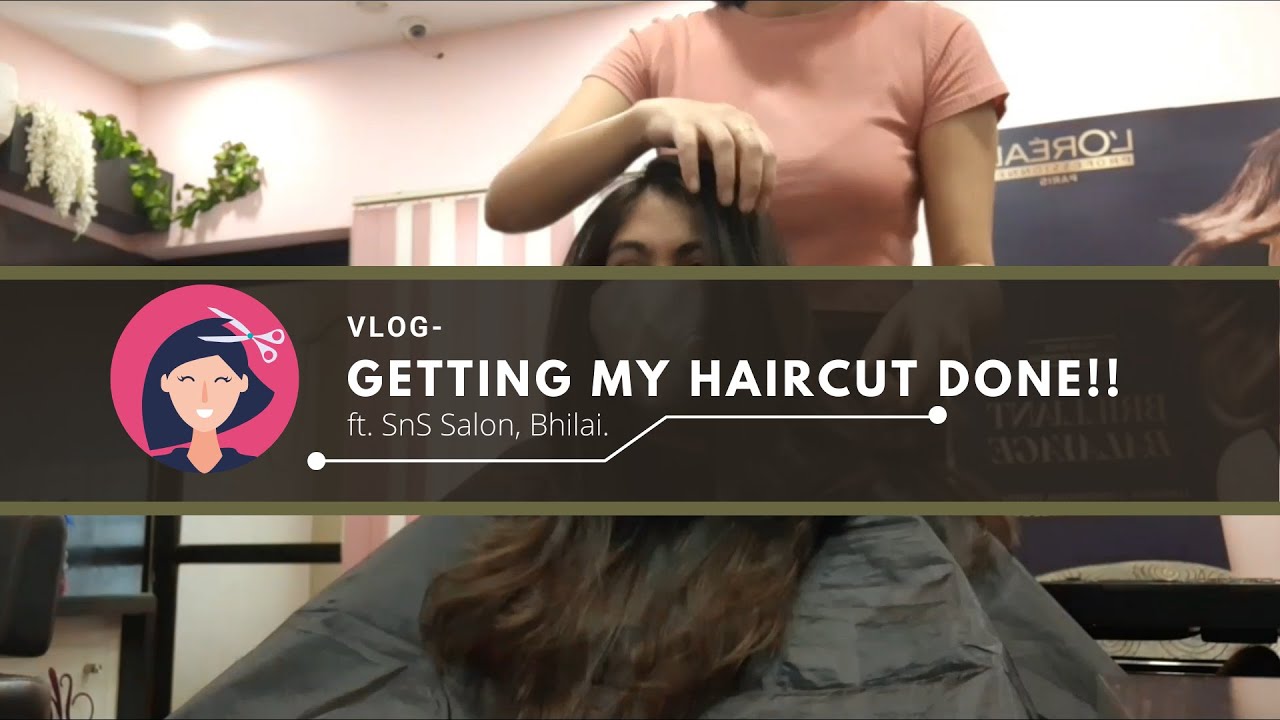 Getting my Haircut done HAIR MAKEOVER Shimmer n Shine , SnS Salon