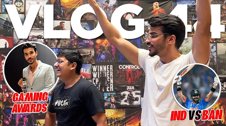 I WON MY FIRST GAMING AWARD KOHLI CENTURY😍 - VLOG 44