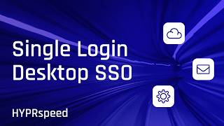 Desktop SSO | Logging in with HYPRspeed