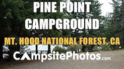 Pine Point Campground, Mount Hood National Forest, Oregon Campsite Photos