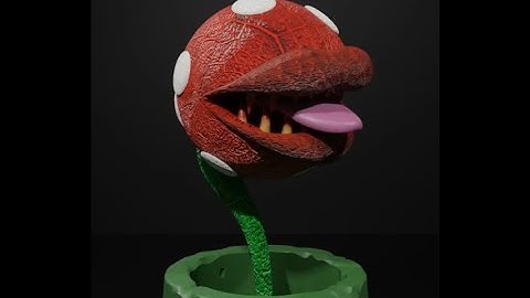 Time lapse of the iconic Piranha Plant from Super Mario Bros