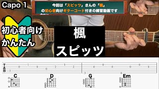 楓/スピッツ/ギター/コード/弾き語り/初心者向け/簡単