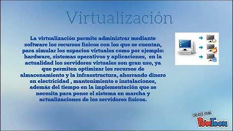 Web 2.0, Tipos de nube y Virtualización