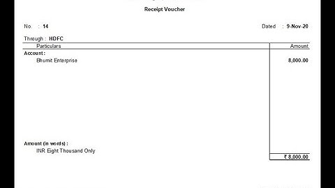 Tally Add On : Print Previous Balance in Receipt in Tally Prime Software.