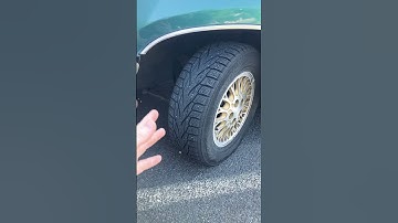 studless winter tires in the summer heat is no fun! #justsoyouknow #bonnetauto