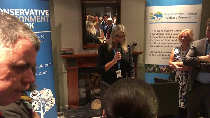 Lorraine  Platt speaks on Save the Asian Elephants...