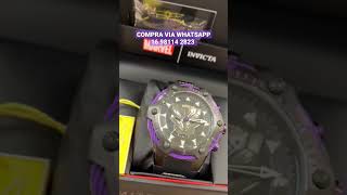 Relgio Invicta Marvel Pantera Negra 41962 marvel shorts blackpanther