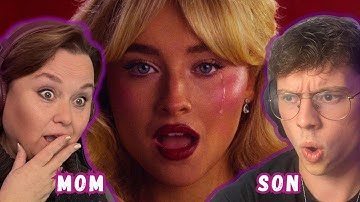 Mom & Son REACT To Sabrina Carpenter - Tears (Official Video)