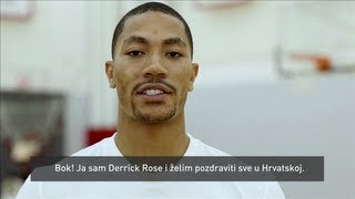 Derrick Rose u Hrvatskoj, adidas reklama