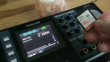 Format SD card tascam DP24SD easy tutorial