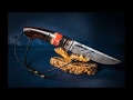 Обзор ножа ручной работы, клинок  : ламинат з центром Ди-90 мп
