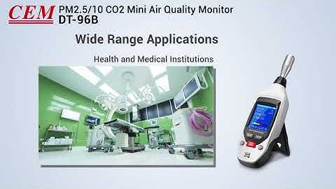 CEM DT-96B Particle Counter, PM2.5 PM10 Temperature Humidity