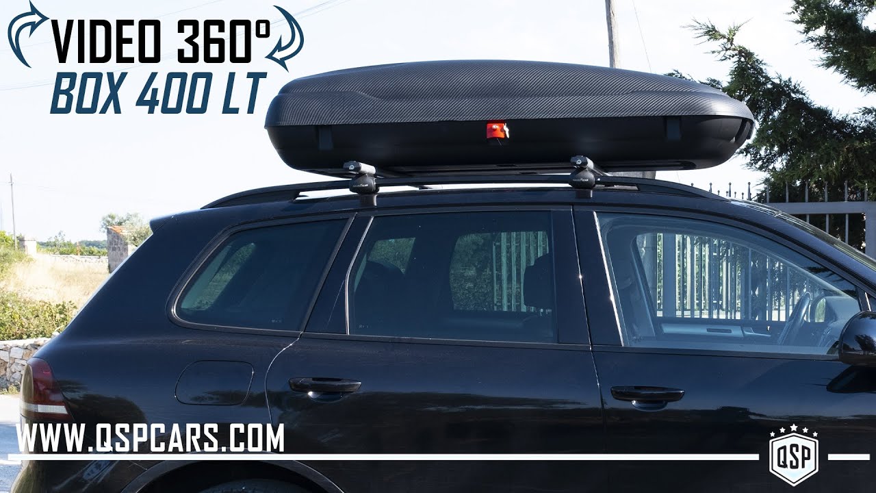 Baule Tetto auto montato 400LT Box Effetto Carbonio QualitySpCars Accessori da Viaggio | QSPCARS.COM