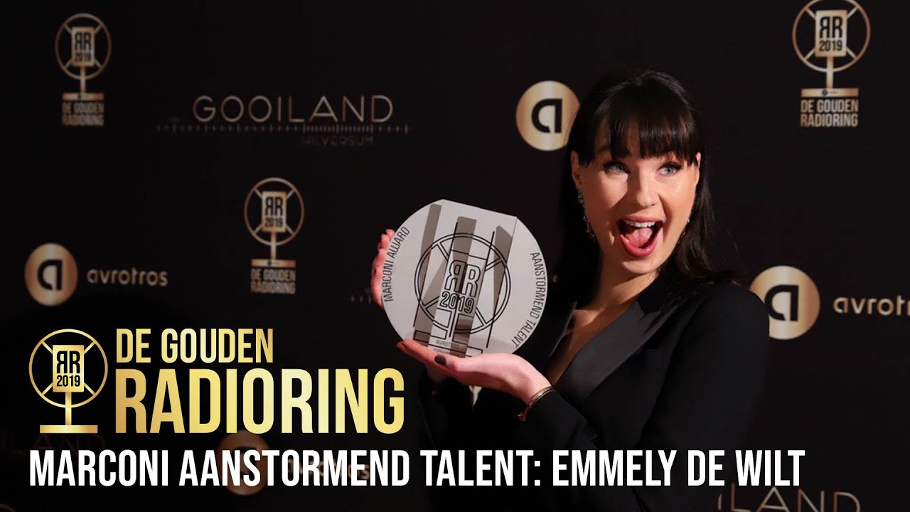 Emmely de Wilt wint de Marconi Award voor Aanstormend Talent 2019! Het Gouden RadioRing Gala
