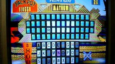 Wheel of Fortune 2nd Edition Playstation Run Game 12 Part 2