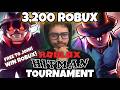 JOIN FREE‼️WIN ROBUX 🤑 😇 ROBLOX HITMAN CARD GAME TOURNAMENT!‼️