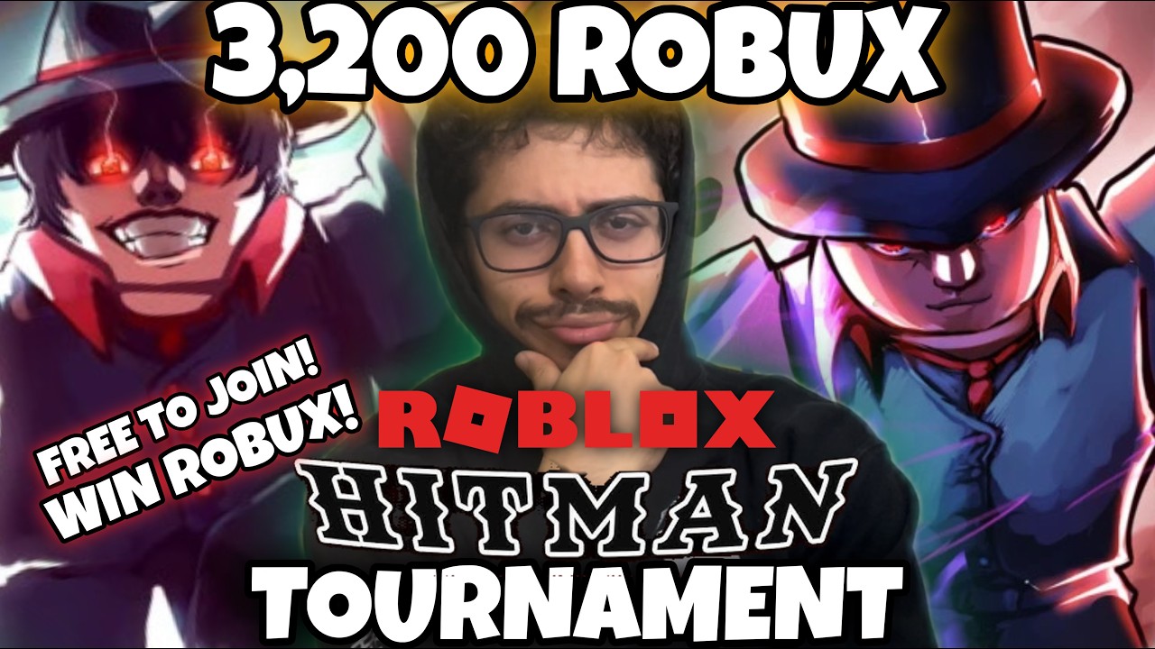 JOIN FREE‼️WIN ROBUX 🤑 😇 ROBLOX HITMAN CARD GAME TOURNAMENT!‼️