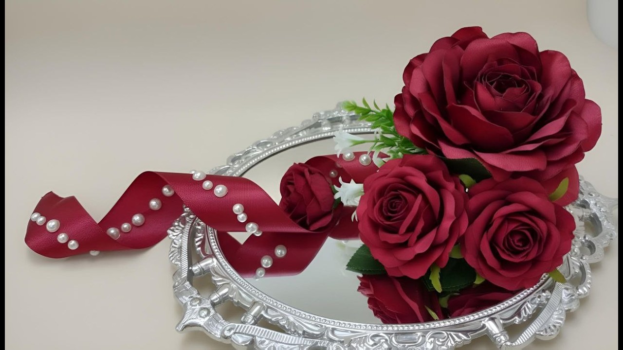How to make beautiful DIY flowers with ribbon