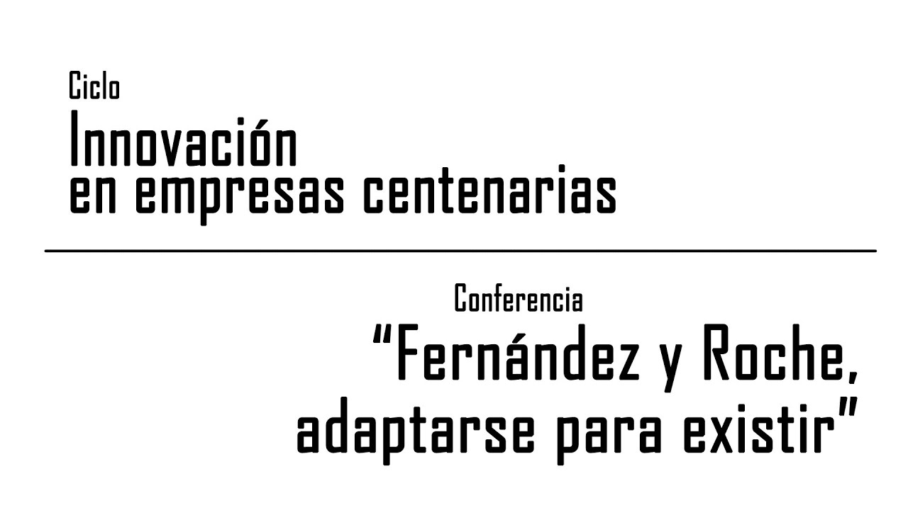 Fernández y Roche: Adaptarse para existir - YouTube