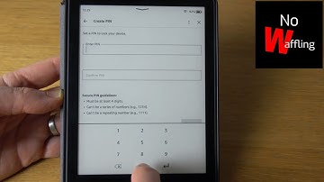 How to Set Up PIN on Amazon Kindle Paperwhite 11th Gen - Beginners guide