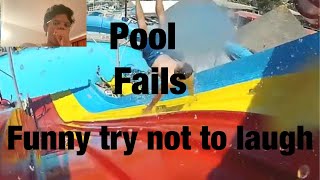 Pool fails try not to laugh