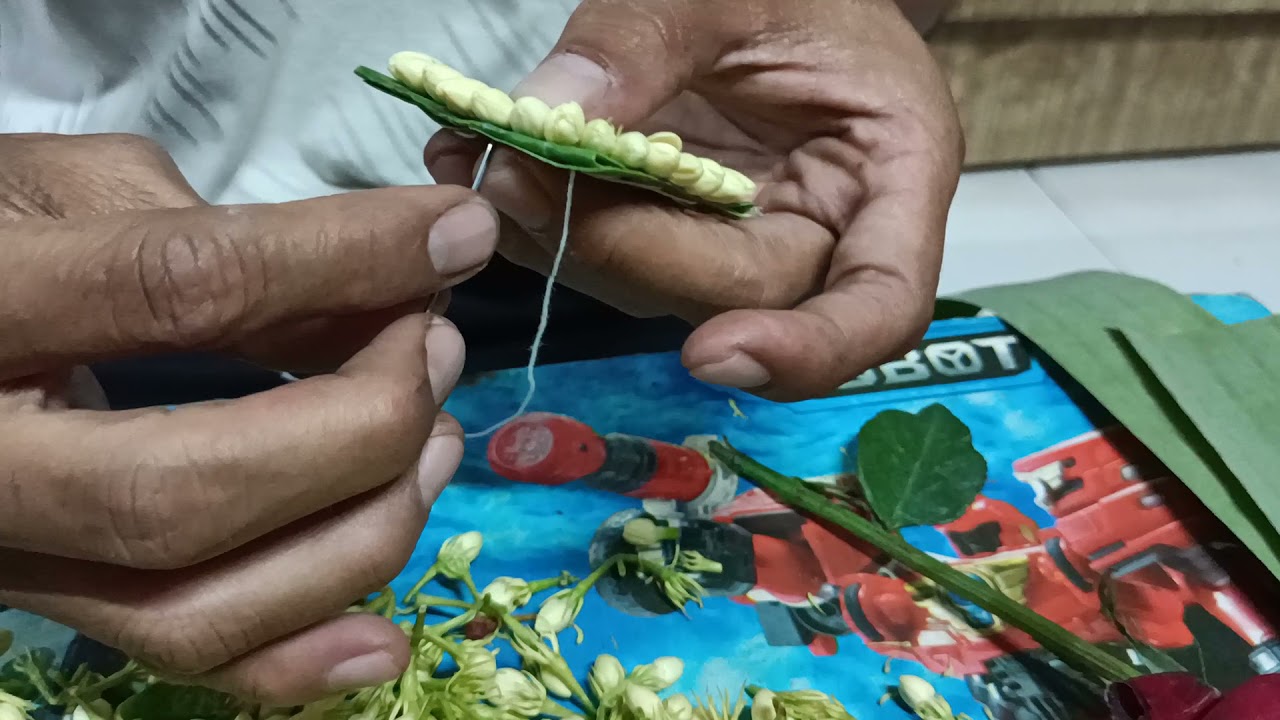 Tutorial ronce melati ceplok mawar