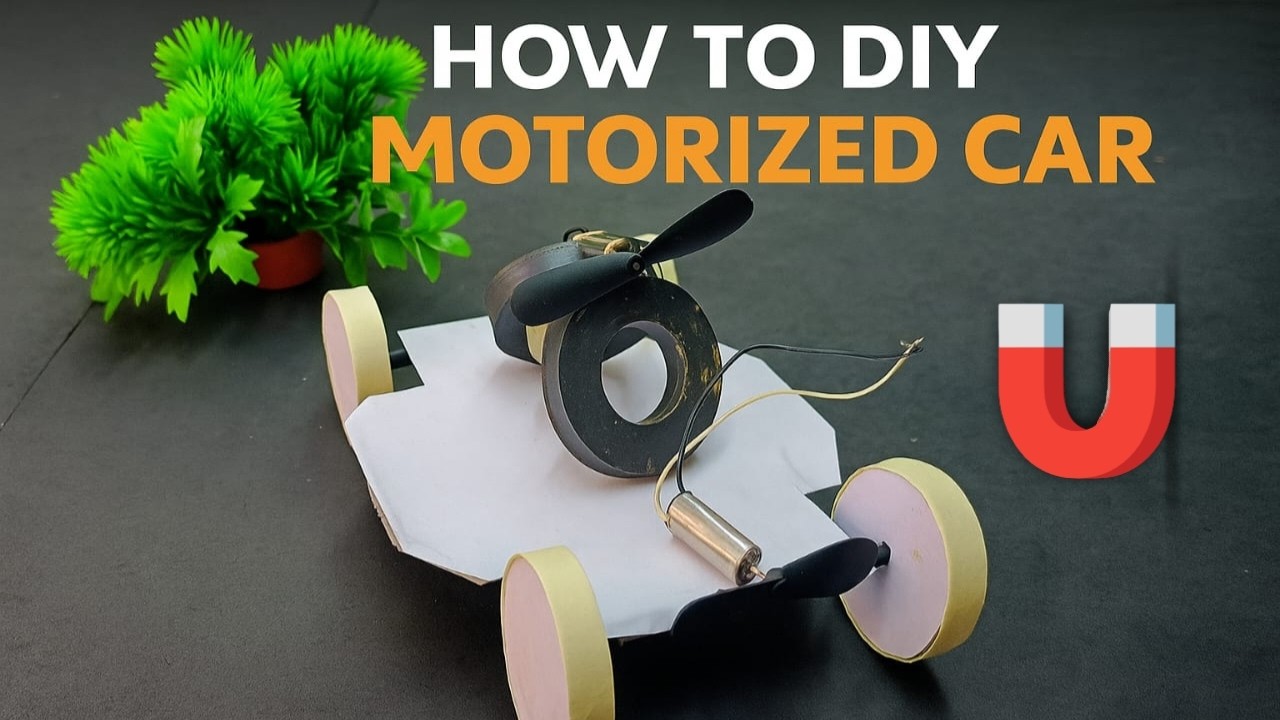 How To Make A Simple Moving Car With Magnets No Battery No Motor ...