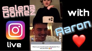 Selena Gomez Instagram Live ( February 21, 2020) Talks about Blackpink, Revelacion and more...