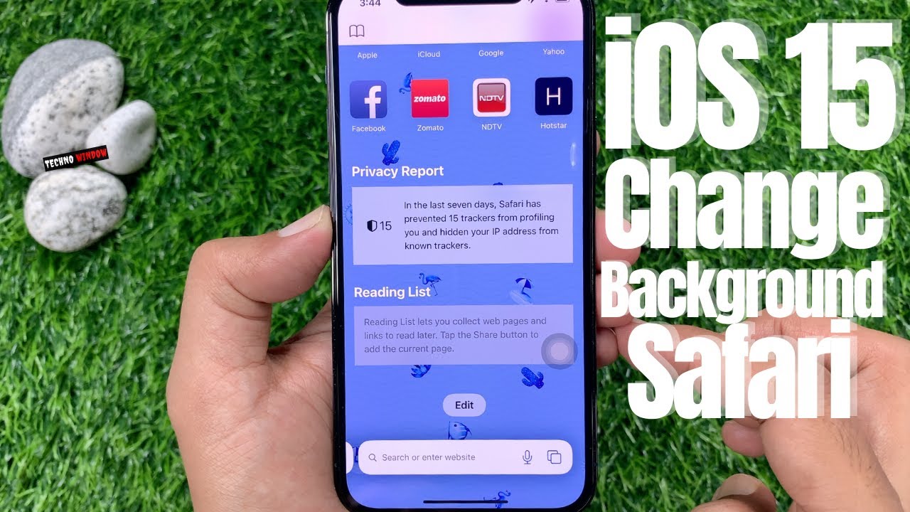 How To Change Background Image in Safari on iOS 15 YouTube
