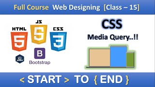 Media Query In Css  | Part #15 | #Css #Tutorial In hindi | #html, #css, #websitedesign
