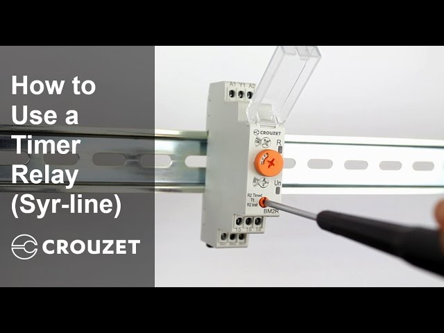 How to Use a Timer Relay (Syr-line) Crouzet - YouTube