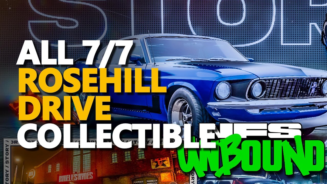 All Rosehill Drive Collectibles NFS Unbound 100% Bear Champs, Street Art, Billboards