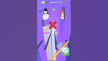 Roof Rails Lv-129 | Never Give Up ☺️ part-96 #shorts #games #roofrails