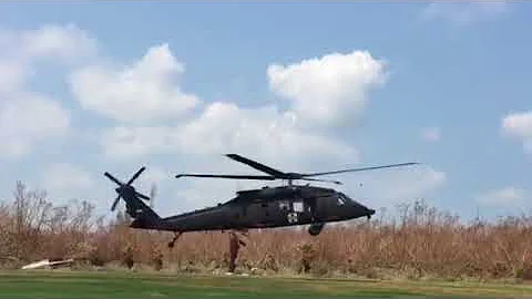Black Hawk Helicopter Landing