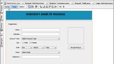 Java application development#20Banking System